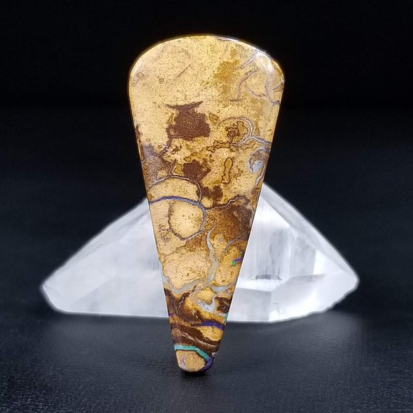 Australian Koroit Opal * boulder opal cab 35.47 x 16.04 x 10.80mm * LKO145L5 - Picture 12 of 13